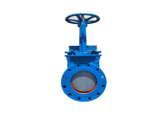 TOBO Keramik Pneumatik Suhu Tinggi Matikan 3 5 Inch Dn100 Knife Gate Valve