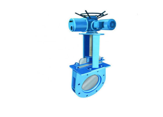 Pneumatic Operated Knife Gate Valve WCB SS304 Silinder Pneumatic Air Control double flange lug Knife Gate Valve