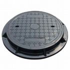 EN124 DN100 Cast Iron Manhole Cover Locking Drop Manholes Painting Surface