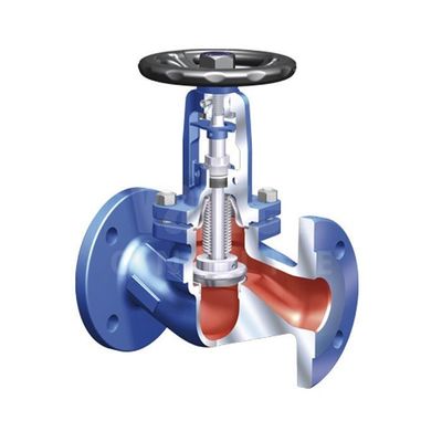 DN200 WCB Flange End Z-Body Type Globe Valve Suhu Tinggi