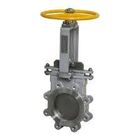 Pneumatic Operated Knife Gate Valve WCB SS304 Silinder Pneumatic Air Control double flange lug Knife Gate Valve