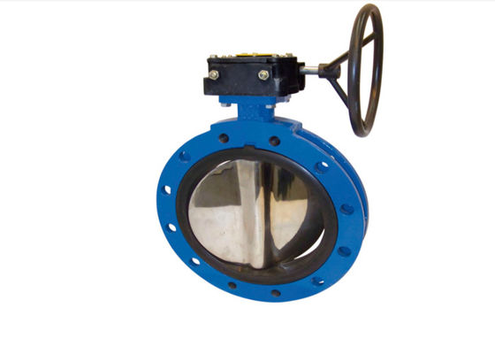 Katup Kupu-Kupu Tipe Wafer Lug Berflensa CI GGG40 Body PN16 Disc Butterfly Valve