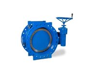 API 609 6 Inch Hand Gear Dioperasikan Wafer Lug Tipe Stainless Steel DN100 Butterfly Valve