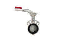 EPDM Seat Wafer Butterfly Valve 316SS Tubuh / Dis / Uap