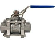 Stainless Steel ASTM A312 TP316L Forged 3 Way Ball Valve 2 &quot;150 # Koneksi RF RTJ BW