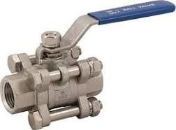 2pc Katup Bola Stainless Steel 2pc Clamp Ball Valve