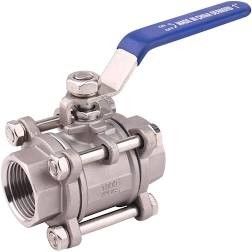 2pc Katup Bola Stainless Steel 2pc Clamp Ball Valve