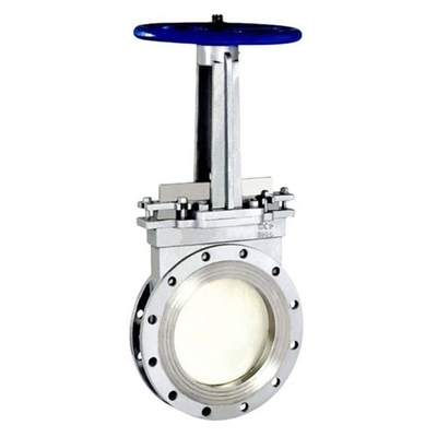 Pabrik penjualan langsung Manual Knife Gate Valve Baja tahan karat Knife Gate Valve Slag Discharge Valve