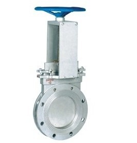 COVNA 4 inci Industri Pisau Gate Valve Baja tahan karat Roda Handle Pisau Gate Valve ANSI Slurry Knife Gate Valve