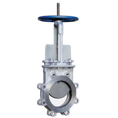 Pabrik penjualan langsung Manual Knife Gate Valve Baja tahan karat Knife Gate Valve Slag Discharge Valve