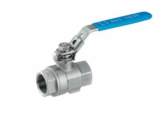 CF8M/SS304 1000WOG 1/2 Inch Stainless Steel 2-Pc Ball Valve Dengan Ujung Wanita NPT BSPT