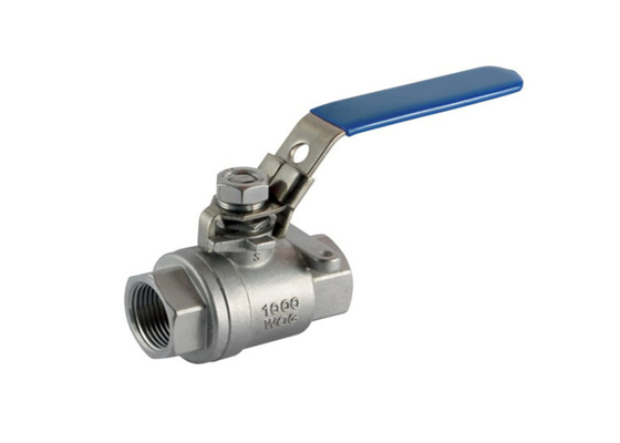 Stainless Steel Ss 1000 Wog 304 316 Ss316 2pc 2 Pc Potongan Dua Potong Ball Valve DN10 DN15 DN20 DN50