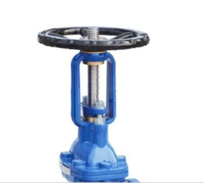 DIN F4 / F5 Resilient Seated Gear Dioperasikan Gate Valve Dengan Worm / Lock / Actuator