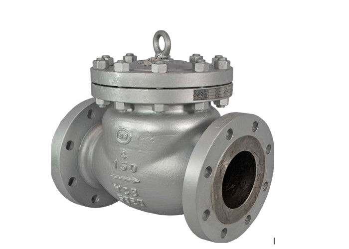 H44H ​​Cast Steel Swing Check Valve Uap Suhu Tinggi Flange Check Valve Satu Arah