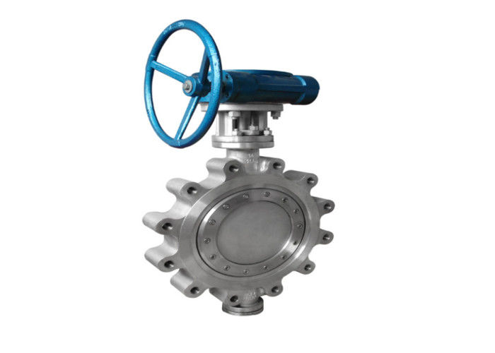 Katup Kupu-Kupu Tipe Wafer Lug Berflensa CI GGG40 Body PN16 Disc Butterfly Valve