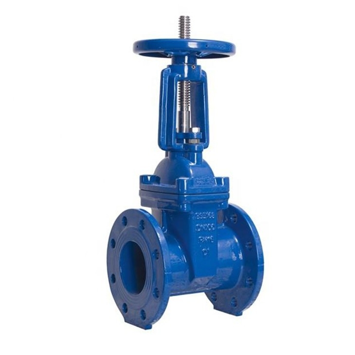 Asme B16.10 Dn50 Batang Tidak Meningkat Asme B16.1 Cl 125 300psi Katup Gerbang Stainless Steel