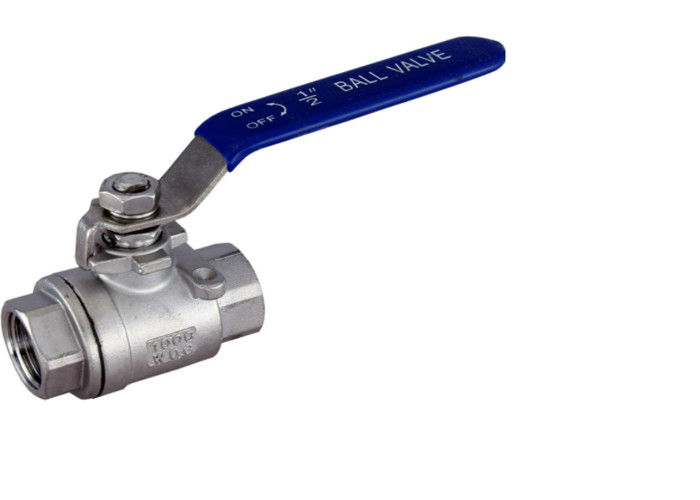 Aohoy 304 316L Stainless Steel BSP NPT Pull Handle 2pc Female Thread Ball Valve Untuk Air