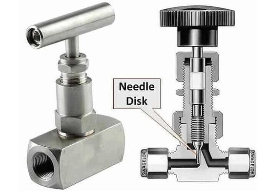 Stainless Steel (316) Penutup & Pengatur Katup Jarum - Katup Jarum Baja